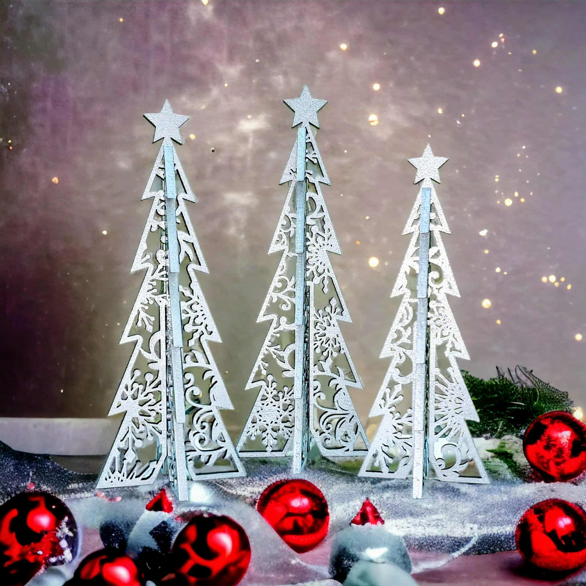 Christmas Floral Trees